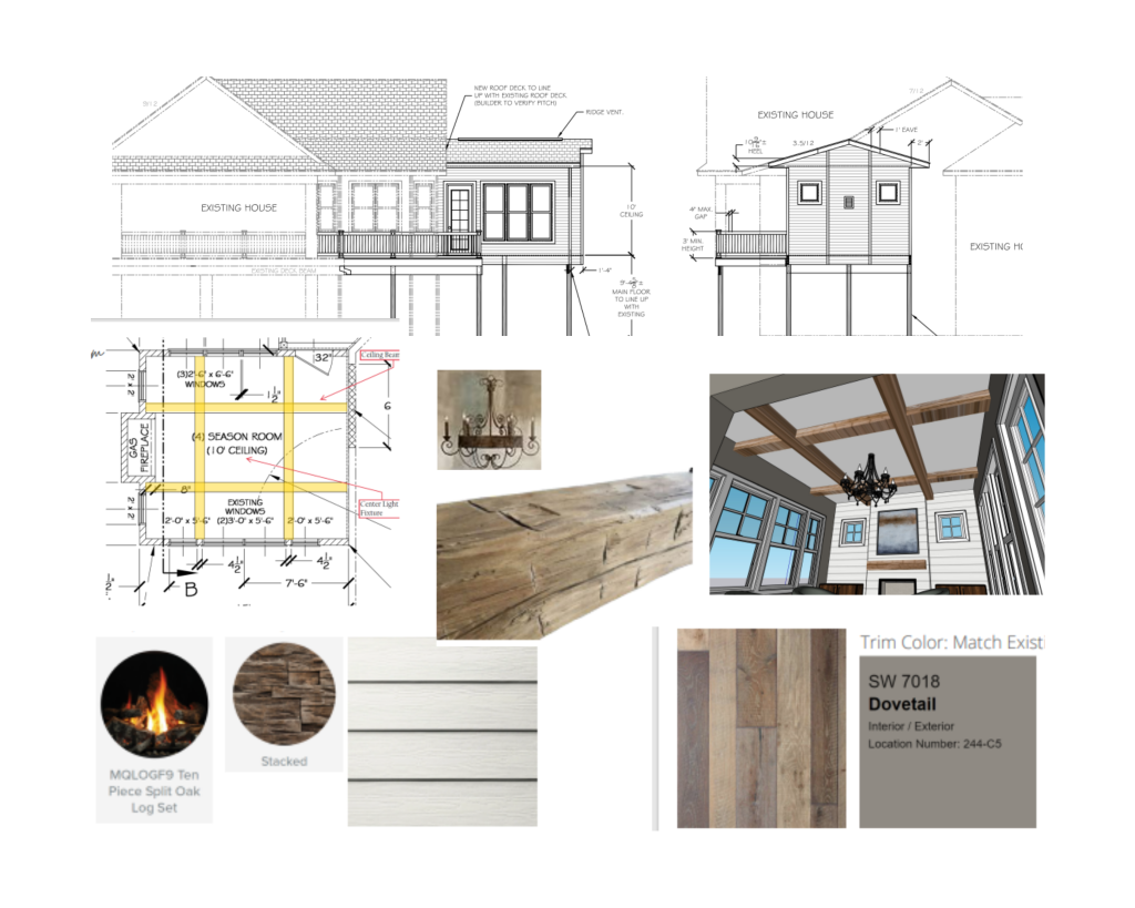 Holland, MI sunroom addition design plans