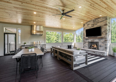 Byron Center covered outdoor retreat