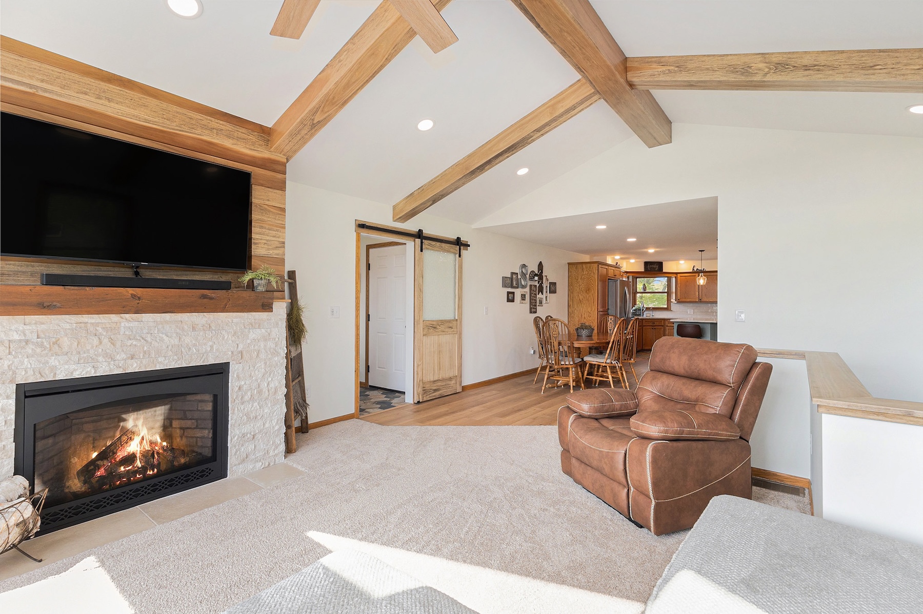 Second story addition interior