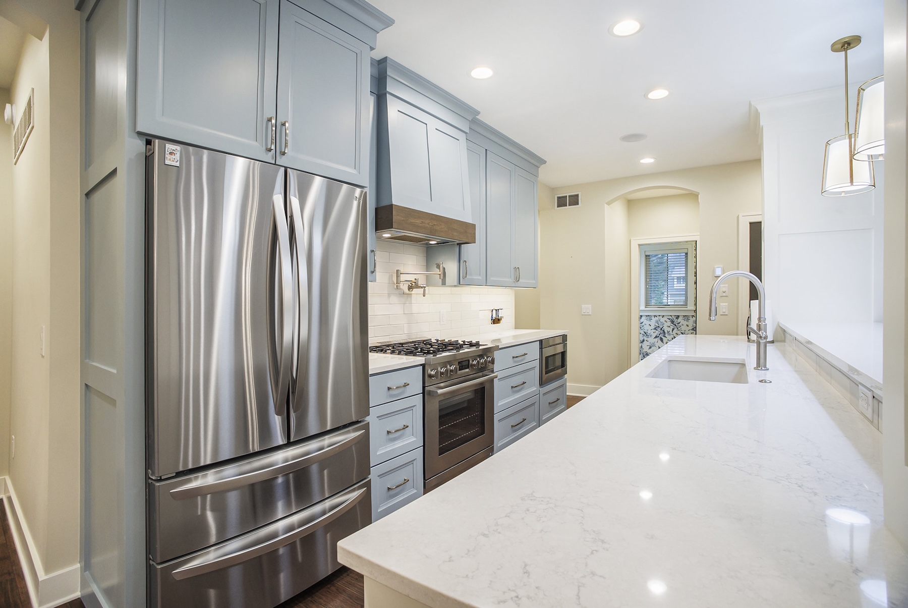 Custom kitchen cabinetry and storage