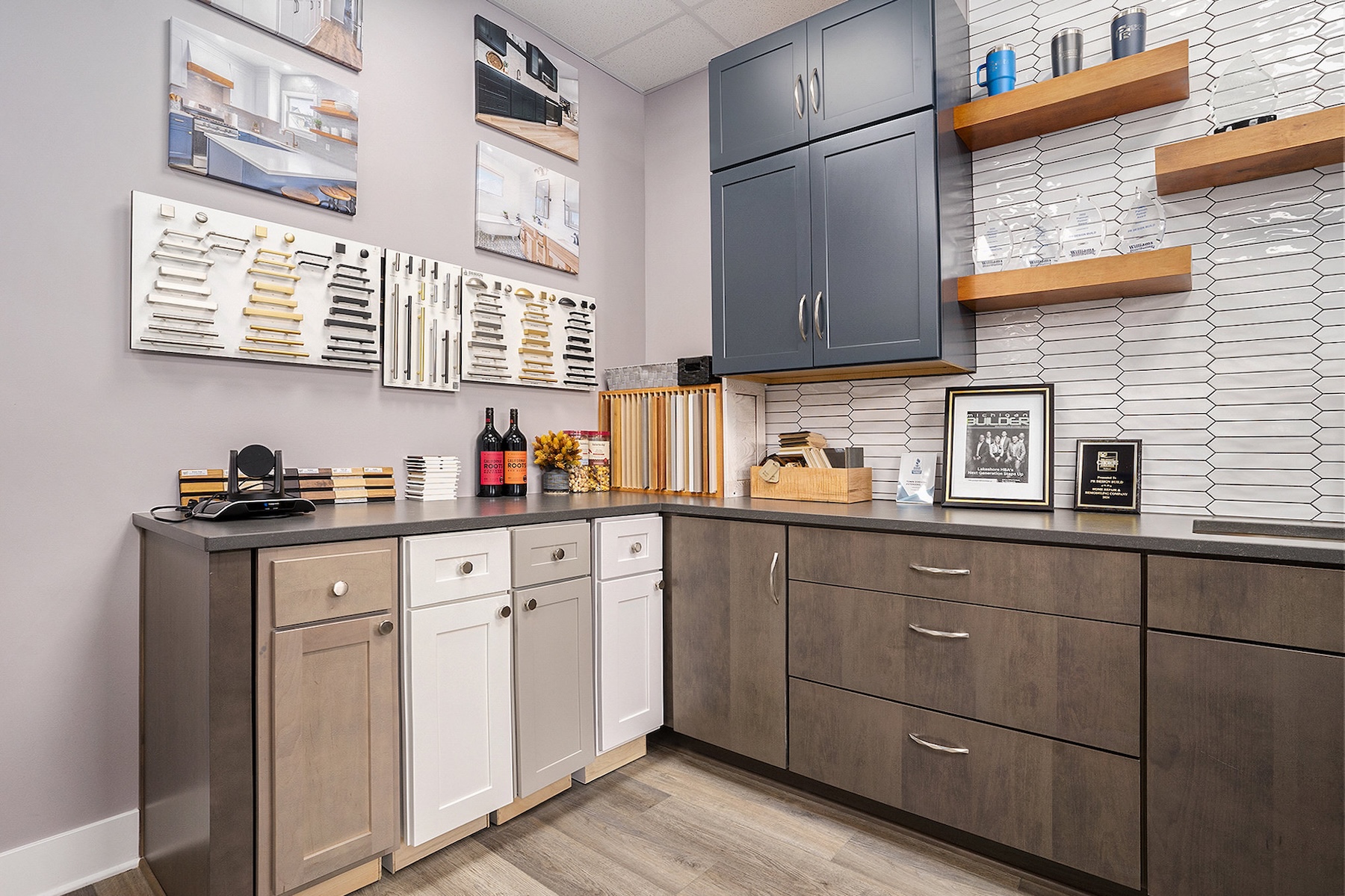 Remodeled kitchen and living area